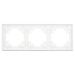 Рамка на 3 поста Катрин (белый, Glance) / Stekker GFR00-7003-01