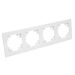 Рамка на 4 поста Катрин (белый, Glance) / Stekker GFR00-7004-01