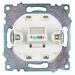 Розетка компьютерная RJ-45 Катрин (белый) / Stekker GLS00-7107-01