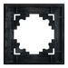 Рамка на 1 пост Катрин (черный, Glance) / Stekker GFR00-7001-05
