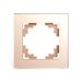 Рамка на 1 пост Катрин (шампань, Glance) / Stekker GFR00-7001-02