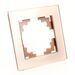 Рамка на 1 пост Катрин (шампань, Glance) / Stekker GFR00-7001-02