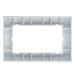 Рамка для двойной розетки Катрин (белый, Glance) / Stekker GFR00-7012-01