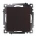 Выключатель одноклавишный Катрин (шоколад) / Stekker GLS10-7103-04