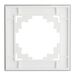 Рамка на 1 пост Катрин (белый матовый, Matte) / Stekker GFR00-7001-01M