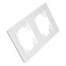 Рамка на 2 поста Катрин (белый матовый, Matte) / Stekker GFR00-7002-01M