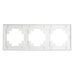 Рамка на 3 поста Катрин (белый матовый, Matte) / Stekker GFR00-7003-01M