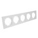 Рамка на 5 постов Катрин (белый матовый, Matte) / Stekker GFR00-7005-01M