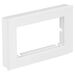 Рамка для двойной розетки Катрин (белый матовый, Matte) / Stekker GFR00-7012-01М