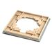 Рамка на 1 пост Катрин (золото, Glance) / Stekker GFR00-7001-08