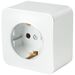 Розетка с заземлением София (белый) / Stekker MST16-11-01