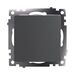 Выключатель одноклавишный Катрин (графит) / Stekker GLS10-7103-06