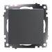 Переключатель одноклавишный Катрин (графит) / Stekker GLS10-7105-06