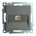 Розетка компьютерная RJ-45 Катрин (графит) / Stekker GLS00-7107-06