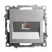 Розетка компьютерная RJ-45 Катрин (серебро) / Stekker GLS00-7107-03