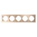 Рамка на 5 постов Катрин (шампань, Glance) / Stekker GFR00-7005-02