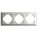 Рамка на 3 поста Катрин (серебро, Light) / Stekker PFR00-7003-03