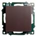Выключатель одноклавишный Катрин (шоколад) / Stekker GLS10-7103-04