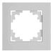 Рамка на 1 пост Катрин (белый матовый, Matte) / Stekker GFR00-7001-01M