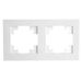 Рамка на 2 поста Катрин (белый матовый, Matte) / Stekker GFR00-7002-01M