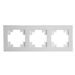 Рамка на 3 поста Катрин (белый матовый, Matte) / Stekker GFR00-7003-01M