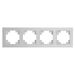 Рамка на 4 поста Катрин (белый матовый, Matte) / Stekker GFR00-7004-01M
