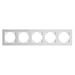 Рамка на 5 постов Катрин (белый матовый, Matte) / Stekker GFR00-7005-01M