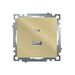 Розетка USB тип A+C Катрин (золото) / Stekker GLS10-7116-08