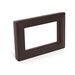 Рамка для двойной розетки Катрин (шоколад, Light) / Stekker PFR00-7012-04