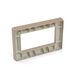 Рамка для двойной розетки Катрин (шампань, Light) / Stekker PFR00-7012-02