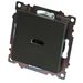 Розетка HDMI Катрин (графит) / Stekker GLS00-7118-06